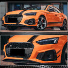 Audi A5 2016-2025 Nakładka na przedni zderzak Lip V1 do S-Line 2021-2025 Carbon zdjęcia 4