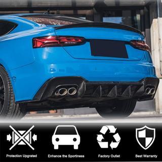 Dyfuzor tylnego zderzaka V1 (do S-Line 2021-2025, Carbon) zdjęcia 3