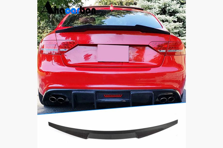 Audi A5 2007-2015 Spoiler V2 (do Coupe, Carbon) Image
