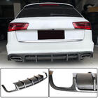 Audi A6 C7 2011-2017 Dyfuzor tylnego zderzaka (do S-Line Avant 2014-2018, Carbon) zdjęcia 1
