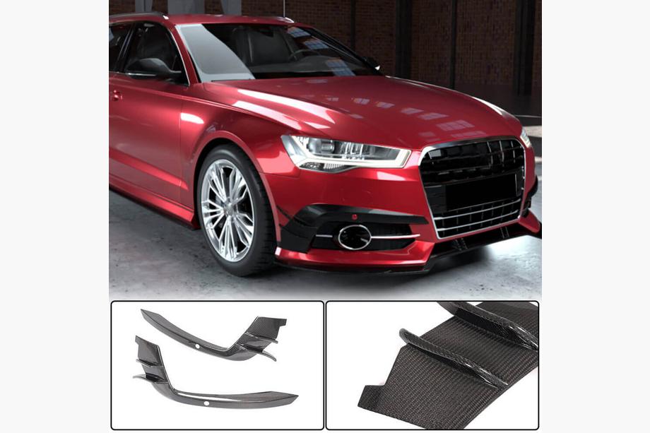 Audi A6 C7 2011-2017 Nakładki na światła przeciwmgielne Carbon (do S-Line 2014-2018) Image
