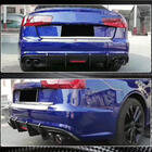 Audi A6 C7 2011-2017 Dyfuzor tylnego zderzaka Carbon (do S-Line 2014-2018) zdjęcia 2