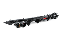 Audi A6 C7 2011-2017 Dyfuzor tylnego zderzaka Carbon (do S-Line 2014-2018) zdjęcia 5