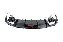Audi A6 C7 2011-2017 Dyfuzor tylnego zderzaka Carbon (do S-Line 2014-2018) zdjęcia 9