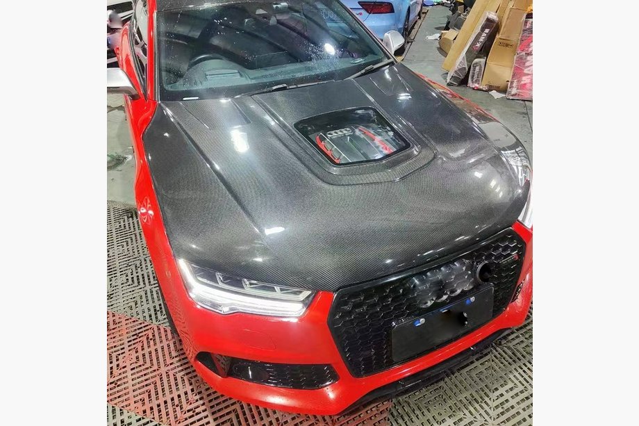 Audi A7 2010-2018 Maska (S7, 2014-2018, Carbon) Image