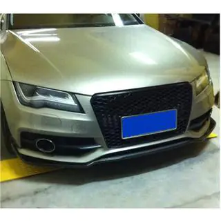 Nakładka na przedni zderzak Lip V1 (S-Line, 2010-2014, Carbon) zdjęcia 3