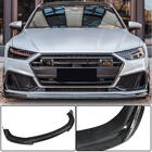 Audi A7 2018- Nakładka na przedni zderzak Lip (do S-Line 2018-2022, Carbon) zdjęcia 1