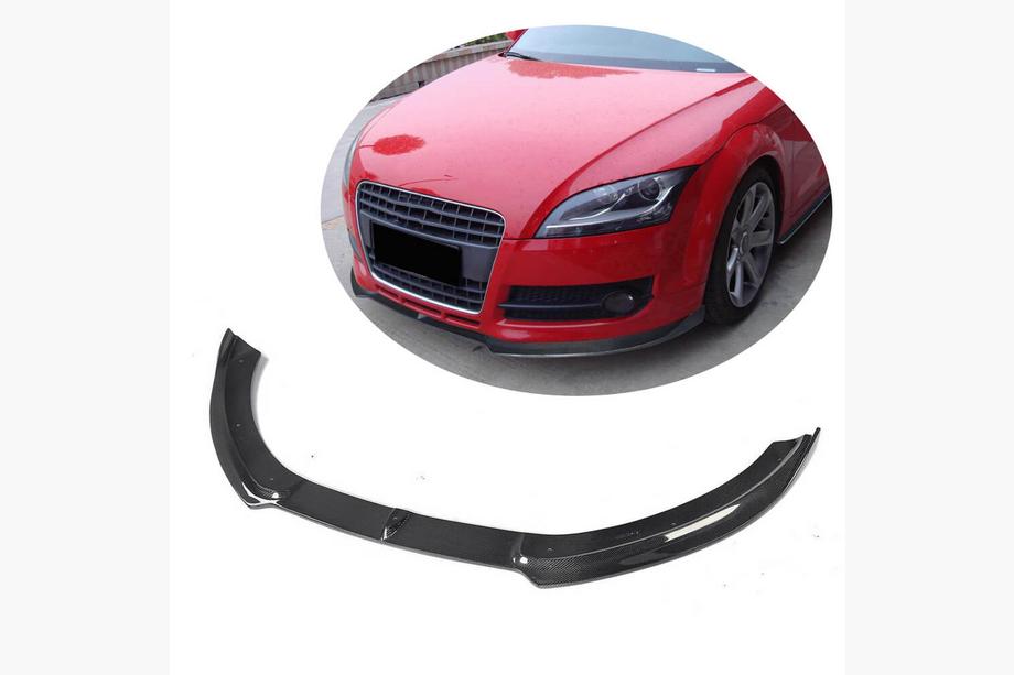 Audi TT 2006-2014 Nakładka na przedni zderzak Lip V1 (2006-2010, Carbon) Image