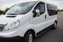 Renault Trafic 2001–2015 Chromowane Nakładki na Lusterka (2 szt.) Carmos - Stal Turecka zdjęcia 1
