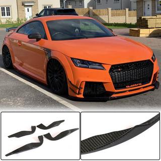 Boczne nakładki na przedni zderzak (do RS, 2016-2019, Carbon) Audi ТТ 2014-2023 zdjęcia 1