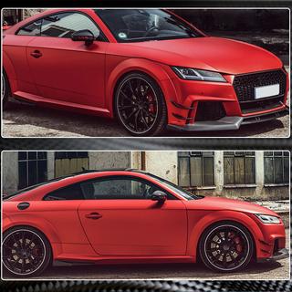 Boczne nakładki na przedni zderzak (do RS, 2016-2019, Carbon) Audi ТТ 2014-2023 zdjęcia 4