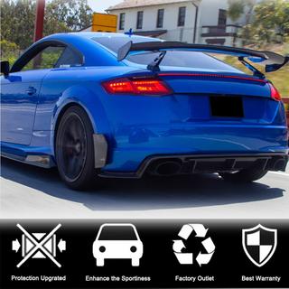 Nakładki Flap na tylny zderzak (do S-line/TTS/TTRS, 2014-2019, Carbon) Audi ТТ 2014-2023 zdjęcia 3