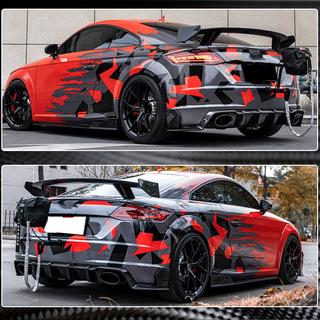 Nakładki Flap na tylny zderzak (do S-line/TTS/TTRS, 2014-2019, Carbon) Audi ТТ 2014-2023 zdjęcia 4