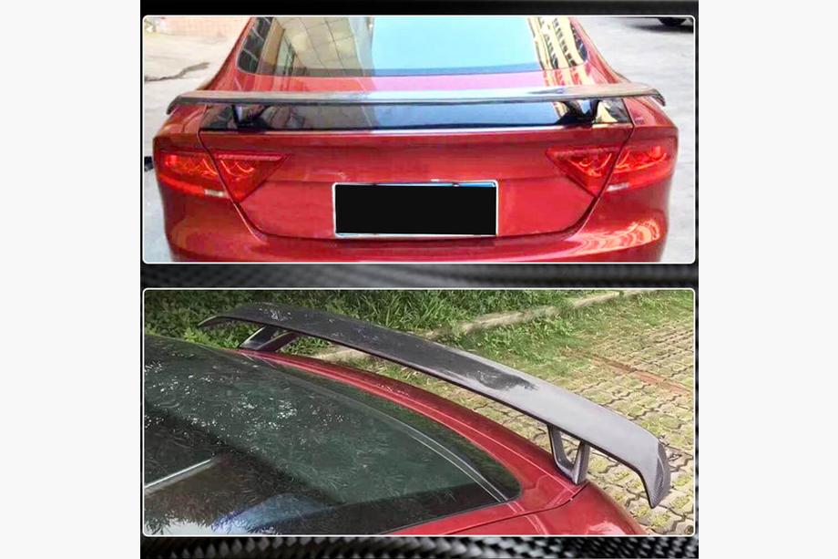 Audi TT 2006-2014 Spojler V4 (Carbon) Zdjęcia 3