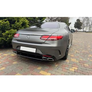 Tylny dyfuzor z końcówkami Silver (2018-2020) zdjęcia 1
