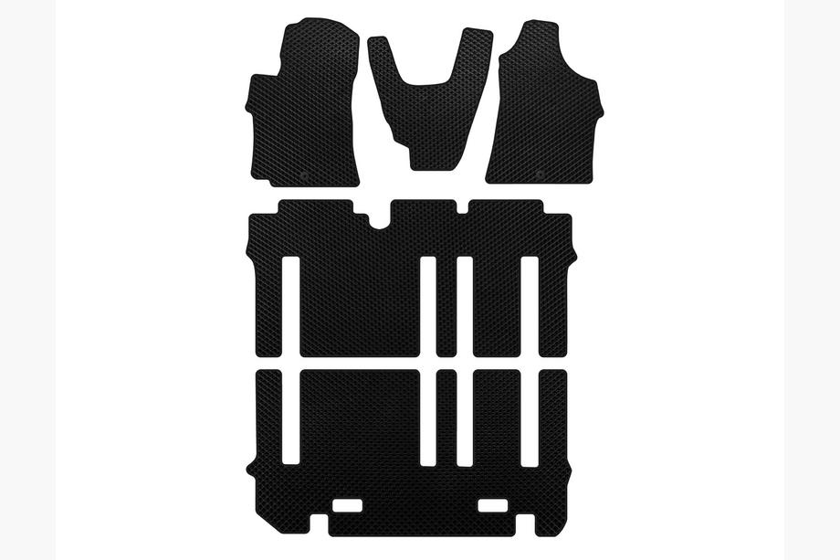 Hyundai H300, H1, Starex 2008-2020 Dywaniki EVA (Komplet, Czarne) Image