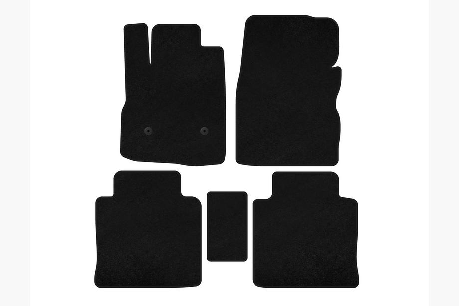 Chevrolet Equinox 2009-2016 Dywaniki welurowe Premium (2009-2015 Czarny) Zdjęcia 2