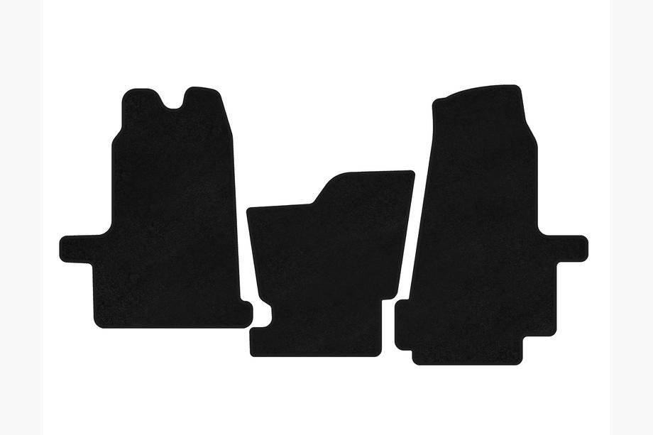Ford Transit 2000–2014 Dywaniki welurowe Premium (2000-2006, Automat, Czarny) Image
