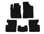 Geely Emgrand EC7 2009- Dywaniki welurowe Premium (2009-2014, HB, 5-drzwiowy, Czarny) zdjęcia 2