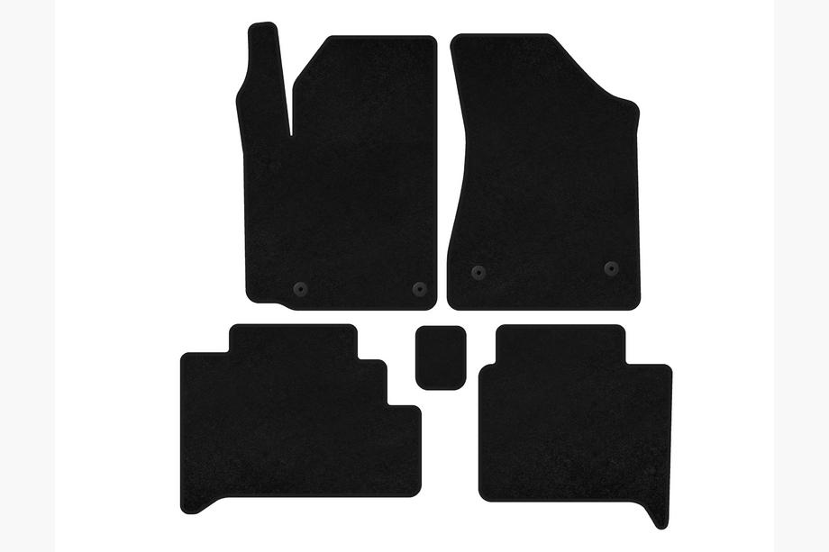 Geely GC-5 2010-2015 Dywaniki welurowe Premium (HB, Czarny) Image