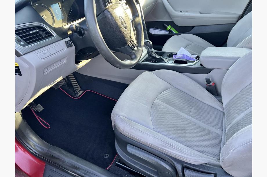 Hyundai Sonata LF 2014-2019 Dywaniki welurowe Premium (Czarny) Image