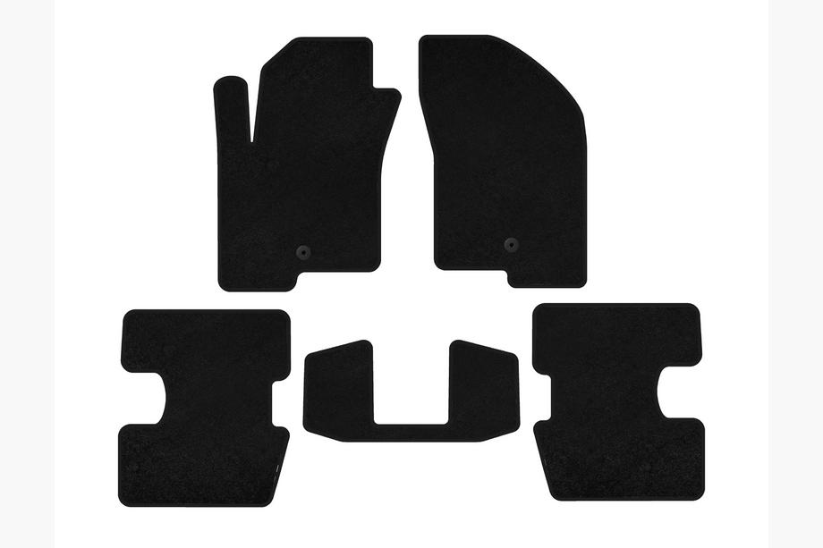 Jeep Patriot 2007-2016 Dywaniki welurowe Premium (Czarny) Image