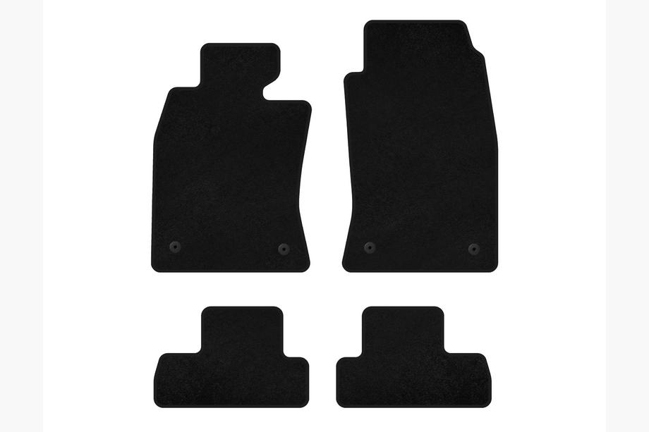 Mini Cooper R50/52/53 2000-2006 Dywaniki welurowe Premium (do R50, czarne) Zdjęcia 1
