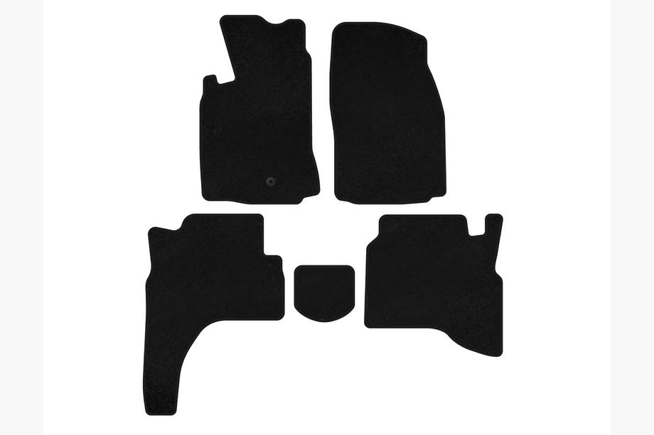 Mitsubishi Pajero Sport 1996-2007 Dywaniki welurowe Premium (Czarny) Image