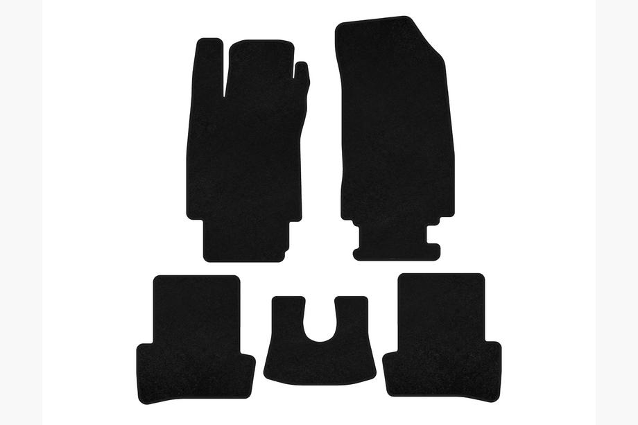 Renault Clio III 2005-2012 Dywaniki welurowe Premium (czarne) Image