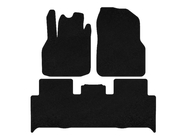 Renault Scenic/Grand 2003-2009 Dywaniki welurowe Premium (2 rzędy, czarne) zdjęcia 1