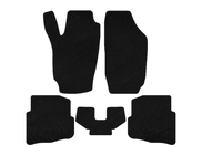 Seat Ibiza 2002-2009 Dywaniki welurowe Premium (czarne) zdjęcia 1