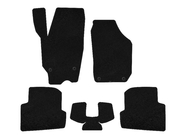 Skoda Fabia 2007-2014 Dywaniki welurowe Premium (2010-2014, SW, Czarny) zdjęcia 1
