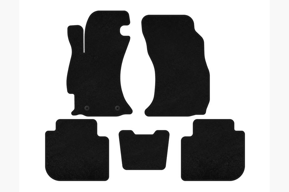 Subaru Forester 2013-2018 Dywaniki welurowe Premium (2013-2017, Czarny) Image