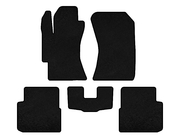 Subaru Impreza 2007-2011 Dywaniki welurowe Premium (HB, Czarny) zdjęcia 1