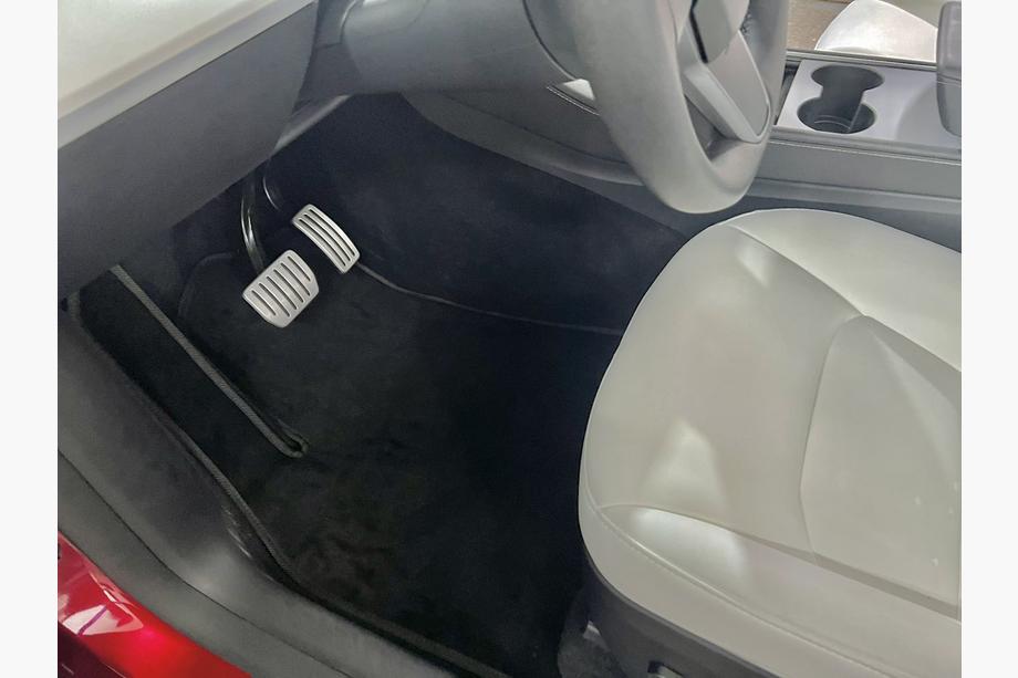 Tesla Model Y 2020- Dywaniki materiałowe Premium (2020-2024, Czarny) Zdjęcia 1