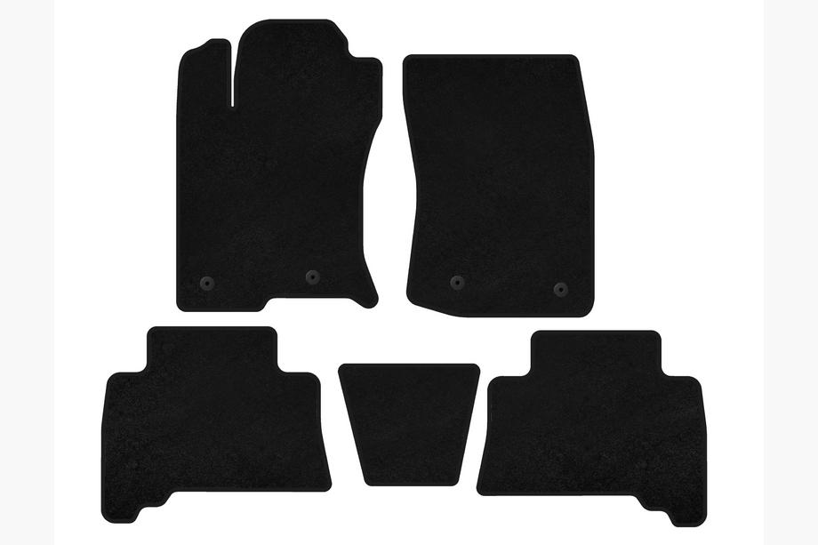Toyota 4Runner 2009-2024 Dywaniki welurowe Premium (2009-2014, Czarny) Image