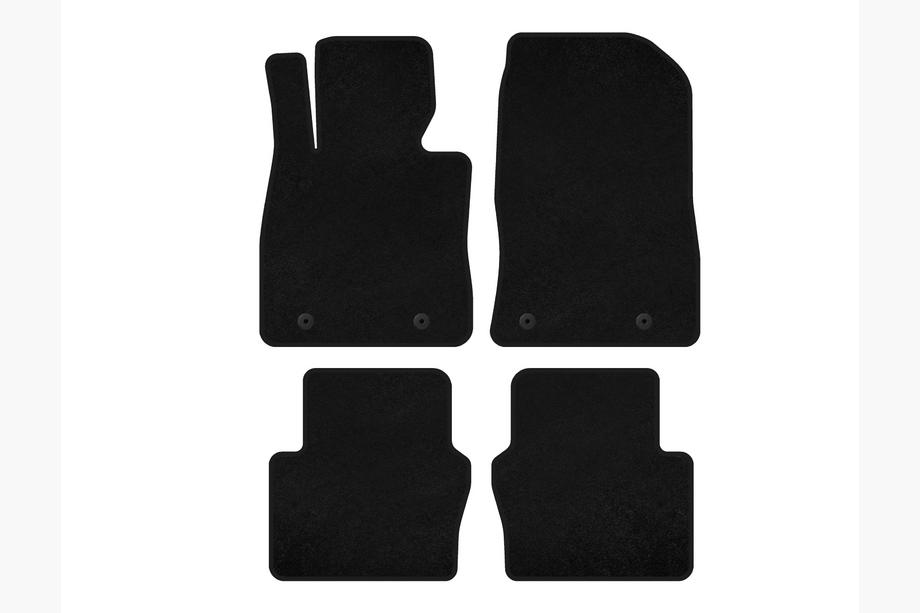 Toyota Yaris 2010-2020 Dywaniki welurowe Premium (Electro, 2017-2020, SD, Czarny) Image