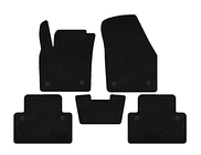 Volvo C30 2006-2012 Dywaniki welurowe Premium (HB, 3-drzwiowy, Czarny) zdjęcia 1