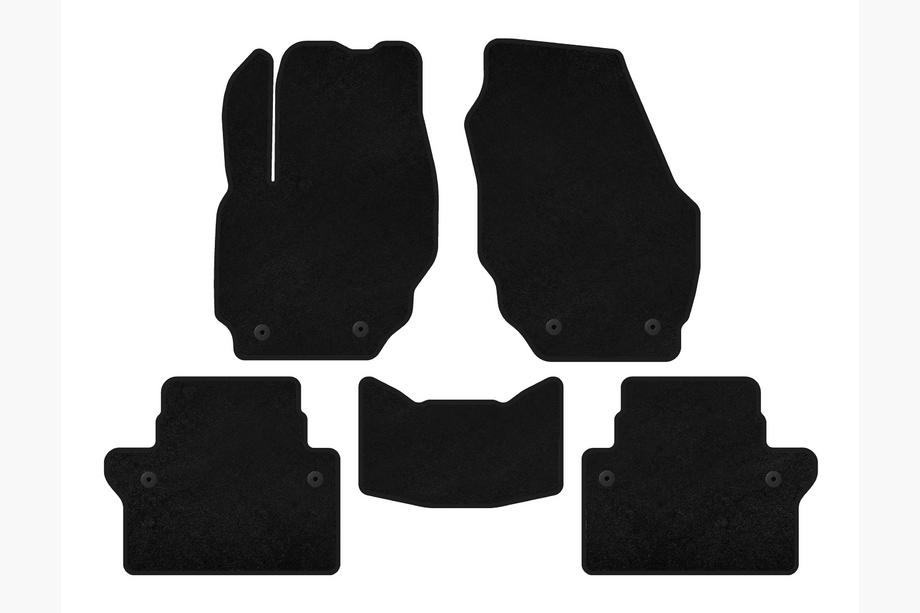 Volvo S80 2006-2016 Dywaniki welurowe Premium (czarne) Image