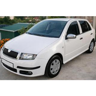 Nakładki na Lusterka 2006↗ (2 szt, Stal Nierdzewna) Skoda Fabia 2000-2007 zdjęcia 1