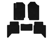 Ford Ranger 2011–2022 Dywaniki welurowe Classic (Czarny) zdjęcia 1