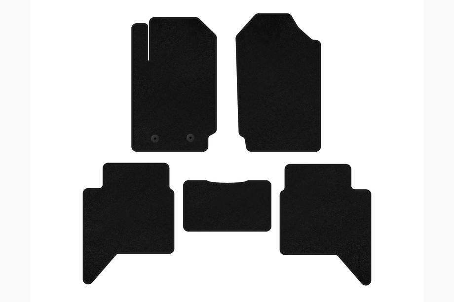 Ford Ranger 2011–2022 Dywaniki welurowe Classic (Czarny) Image