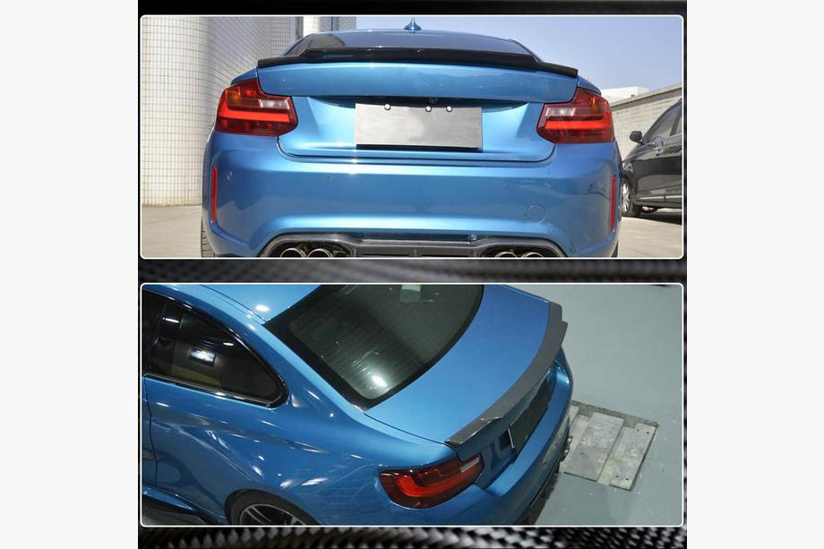 BMW 2 Series F22/F23 2014-2021 Spojler V3 (do F22, Carbon) Zdjęcia 3