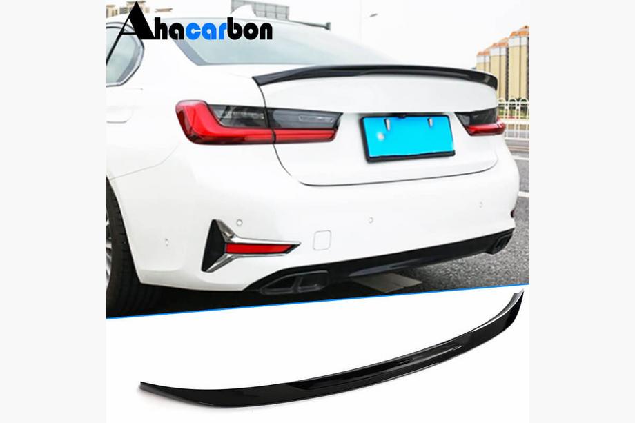 BMW 3 Series G20/G21 2018- Spojler Klapy Tylnej Czarny Połysk ABS V3 (SD) Image