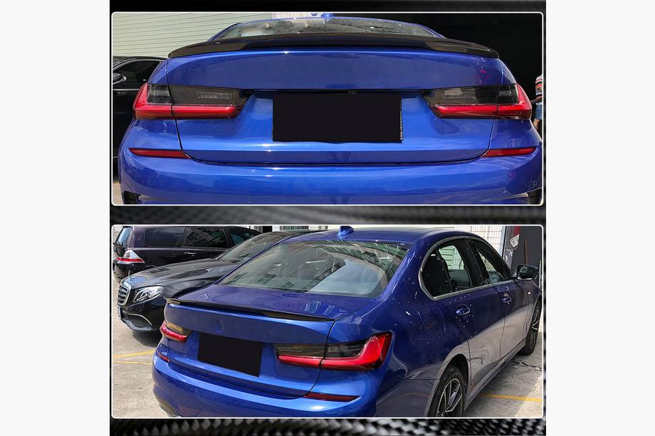 BMW 3 Series G20/G21 2018- Spojler klapy bagażnika Carbon V17 (SD) Zdjęcia 3