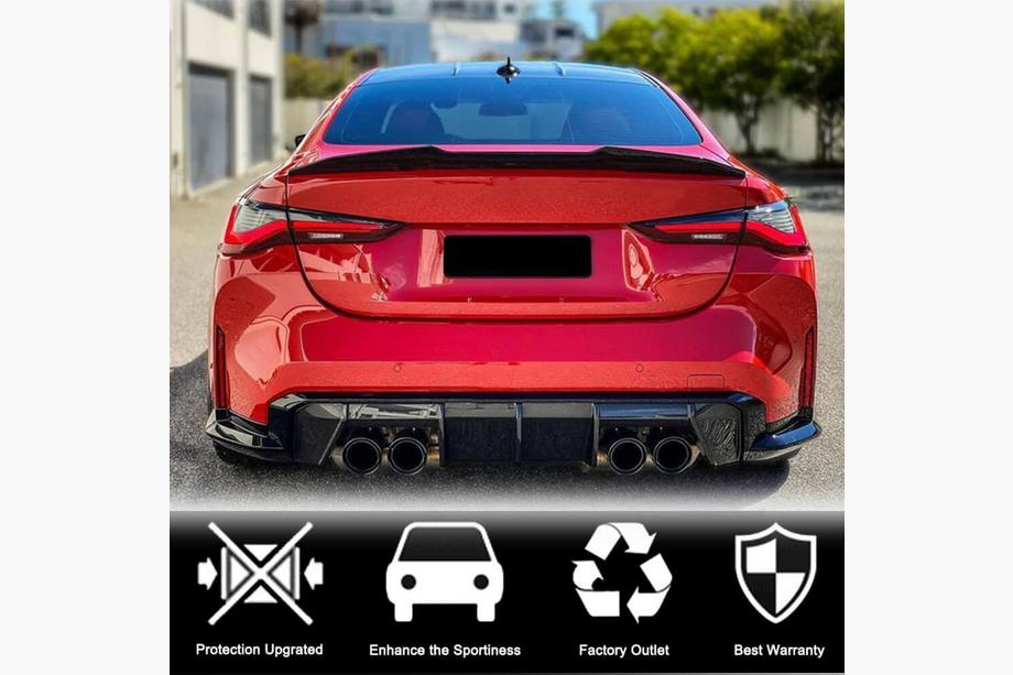 BMW 4 Series G22/23/26 2020- Spojler PSM-Style V1 (do G22/G82, Carbon) Zdjęcia 2