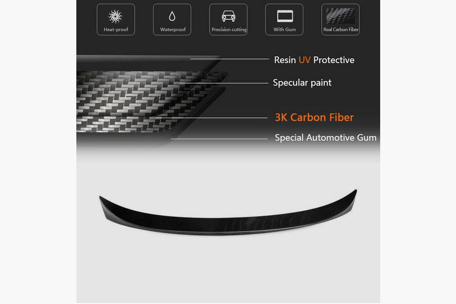 BMW 5 Series F10/F11 2010–2016 Spoiler V1 (do F10, Carbon) Zdjęcia 5
