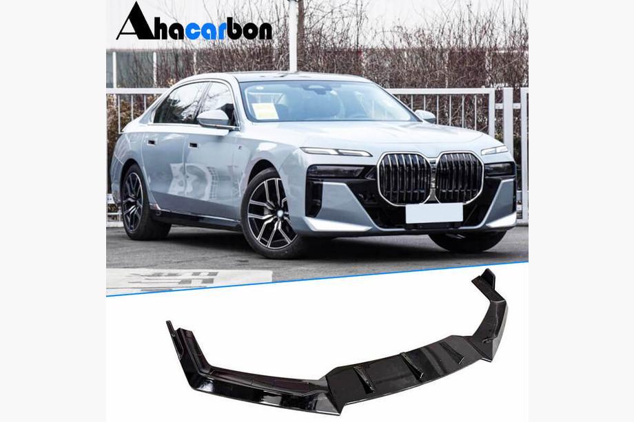 BMW 7 Series G70/G71 2022- Spoiler Klapy Tylnej Czarny Połysk ABS (Zestaw 3 szt.) Image