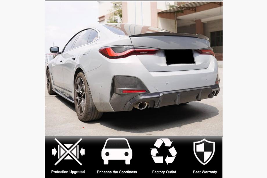 BMW 4 Series G22/23/26 2020- Spojler w stylu M4 (do G26, karbon) Zdjęcia 5