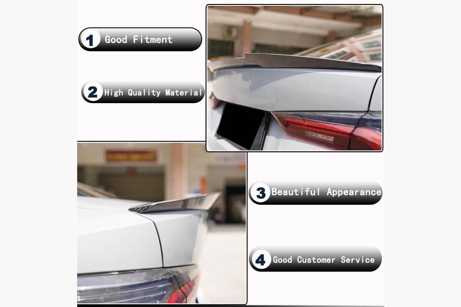 BMW 4 Series G22/23/26 2020- Spojler w stylu M4 (do G26, karbon) Zdjęcia 6